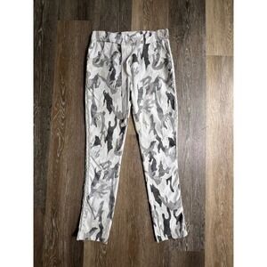 Venti6 Camo Jogger Pants Womens Small Grey White Excellent Drawstring Slim Fit
